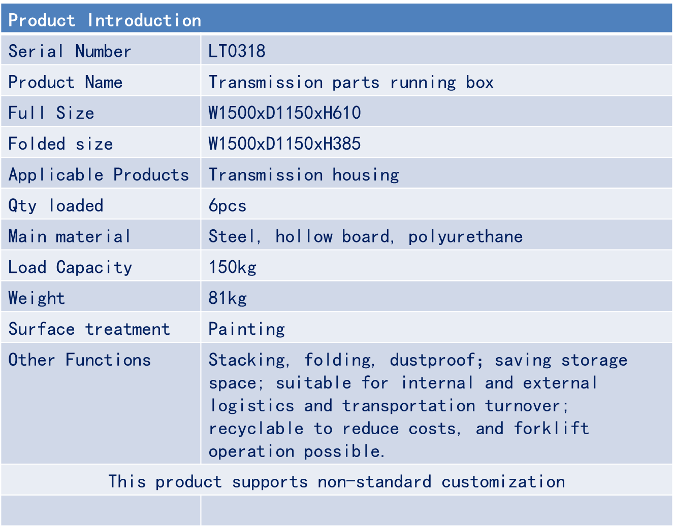变速器配件运转箱-LT0318-2